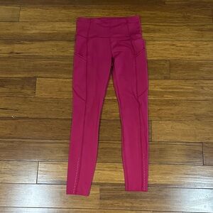 lululemon athletica Fuchsia Leggings